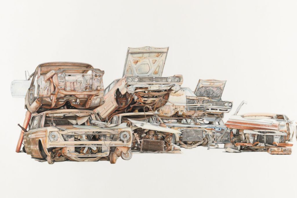 paul+white_dodgetown+hazzard+meeting_85+x+135+cm_detail+1